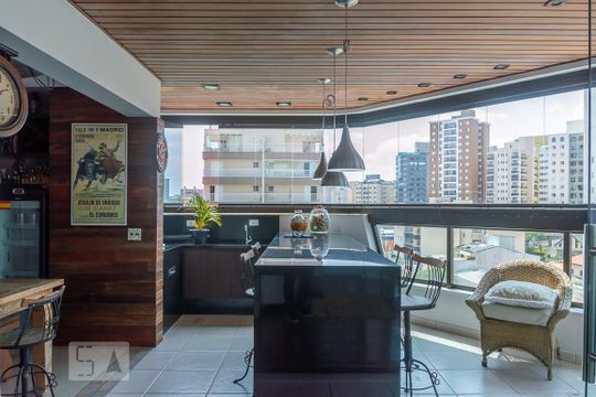 Varanda gourmet de apartamento para alugar com 4 quartos, 373m² em Centro, São Bernardo do Campo