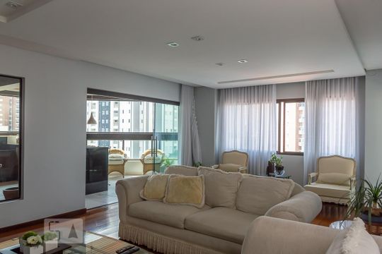 Sala de apartamento para alugar com 4 quartos, 373m² em Centro, São Bernardo do Campo