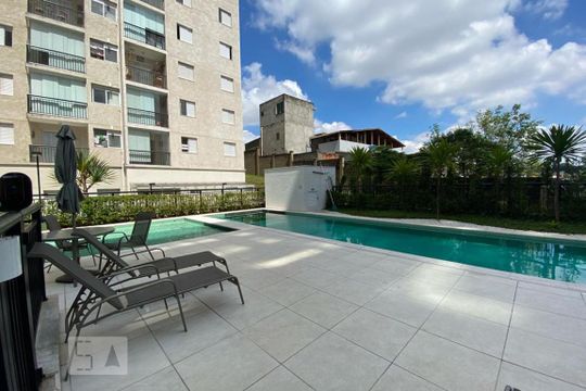 Área comum - Piscina de apartamento para alugar com 2 quartos, 54m² em Vila Praia, São Paulo