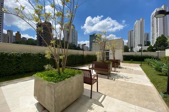 Área comum de apartamento para alugar com 2 quartos, 54m² em Vila Praia, São Paulo