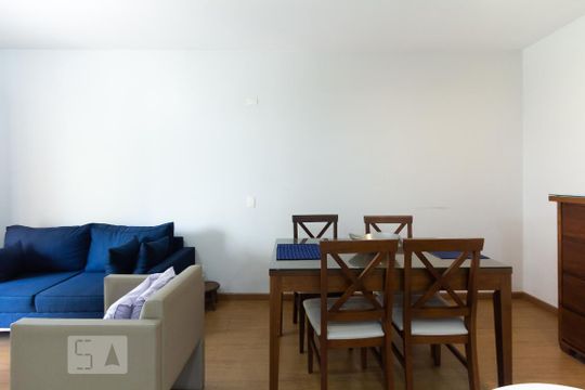 Sala de apartamento à venda com 1 quarto, 43m² em Vila Nova Conceição, São Paulo