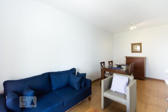 Sala de apartamento à venda com 1 quarto, 43m² em Vila Nova Conceição, São Paulo