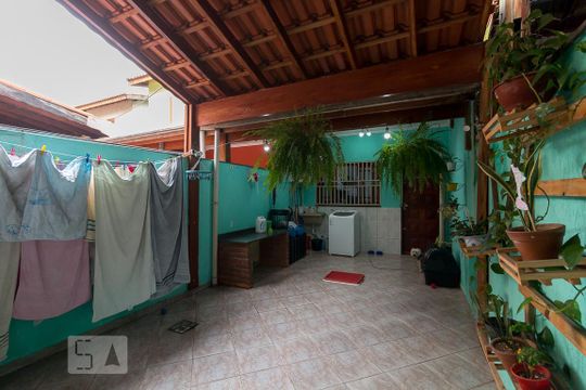 Área de serviço e churrasqueira de casa à venda com 2 quartos, 100m² em Jardim Terezópolis, Guarulhos