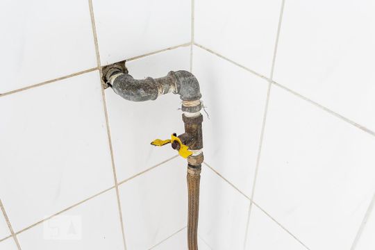 Gás Encanado - Cozinha de apartamento para alugar com 2 quartos, 63m² em Pinheiros, São Paulo