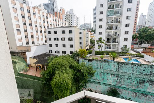 Vista da Varanda de apartamento para alugar com 2 quartos, 63m² em Pinheiros, São Paulo