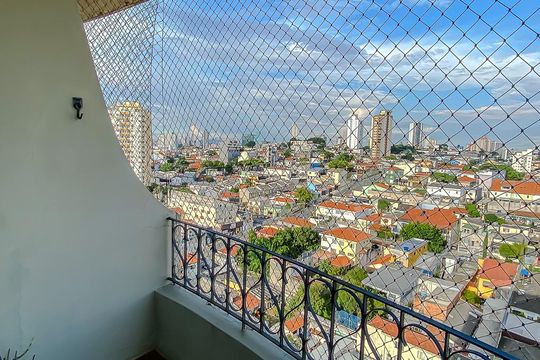 Varanda do Quarto de apartamento à venda com 3 quartos, 136m² em Vila Matilde, São Paulo