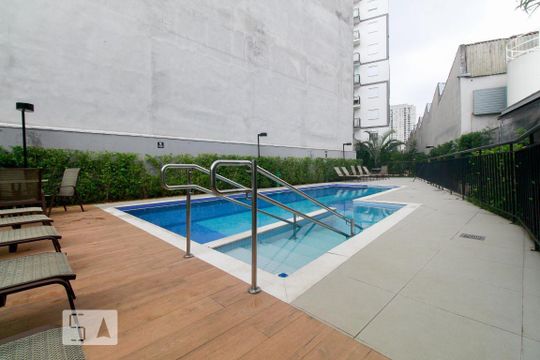 Área comum - Piscina de kitnet/studio para alugar com 1 quarto, 29m² em Brás, São Paulo