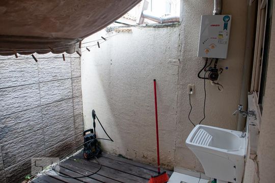 Área de Serviço de casa de condomínio à venda com 2 quartos, 55m² em Taquara, Rio de Janeiro