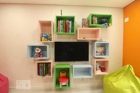 Área comum - Brinquedoteca de apartamento para alugar com 1 quarto, 25m² em Bela Vista, São Paulo