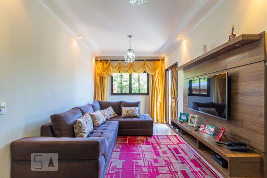 Sala de casa à venda com 3 quartos, 104m² em Jardim das Maravilhas, Santo André