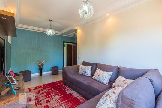Sala de casa à venda com 3 quartos, 104m² em Jardim das Maravilhas, Santo André