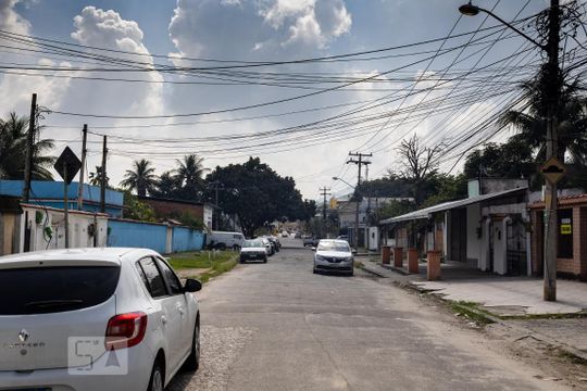 Vista da Rua de casa de condomínio para alugar com 3 quartos, 130m² em Campo Grande, Rio de Janeiro