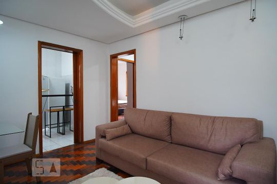 Sala de apartamento para alugar com 2 quartos, 72m² em Jardim Floresta, Porto Alegre