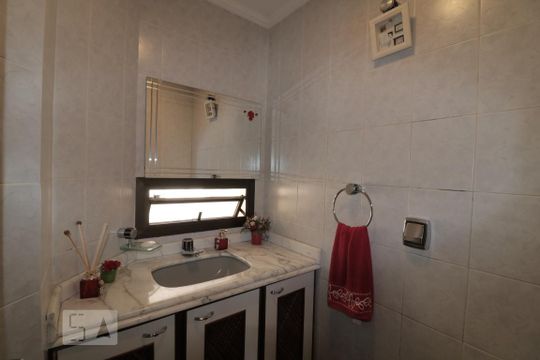 Lavabo  de apartamento à venda com 4 quartos, 160m² em Vila Regente Feijó, São Paulo