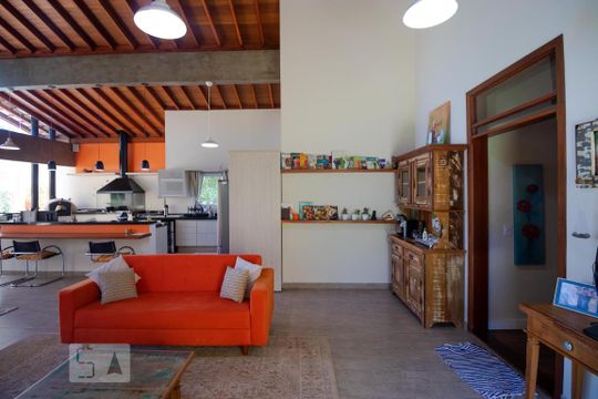 Salas de casa de condomínio à venda com 4 quartos, 400m² em Sítios de Recreio Gramado, Campinas