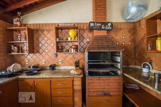 Área comum - Churrasqueira de casa à venda com 5 quartos, 1074m² em Colinas do Ermitage (sousas), Campinas