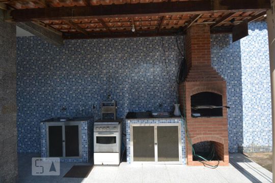 Churrasqueira - Quintal de casa à venda com 3 quartos, 301m² em Váz Lobo, Rio de Janeiro