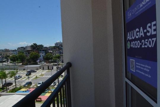 Varanda da Sala de apartamento à venda com 2 quartos, 45m² em Parada de Lucas, Rio de Janeiro