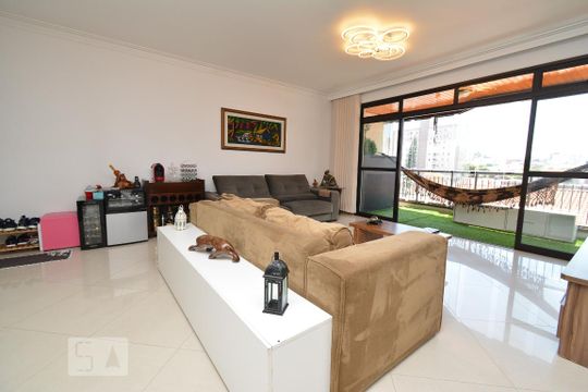 Sala de apartamento à venda com 4 quartos, 150m² em Vila Rosália, Guarulhos