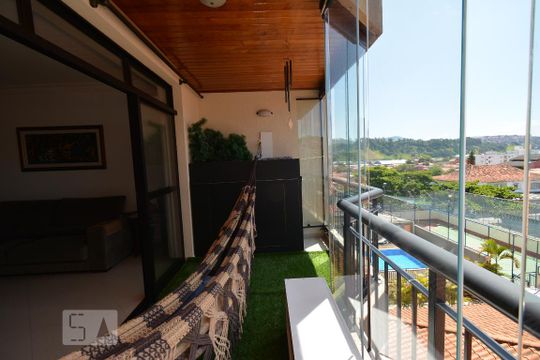 Varanda da Sala de apartamento à venda com 4 quartos, 150m² em Vila Rosália, Guarulhos