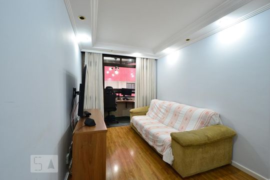 Sala de apartamento para alugar com 2 quartos, 56m² em Vila Monte Alegre, São Paulo