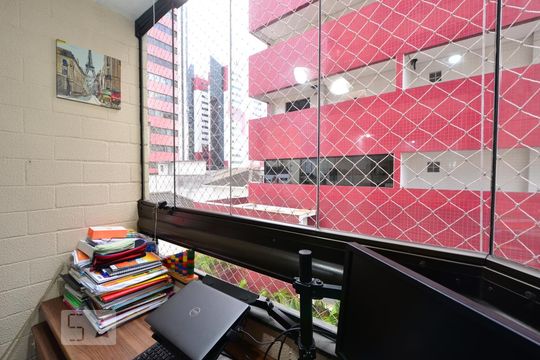 Varanda da Sala de apartamento para alugar com 2 quartos, 56m² em Vila Monte Alegre, São Paulo