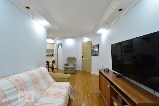 Sala de apartamento para alugar com 2 quartos, 56m² em Vila Monte Alegre, São Paulo