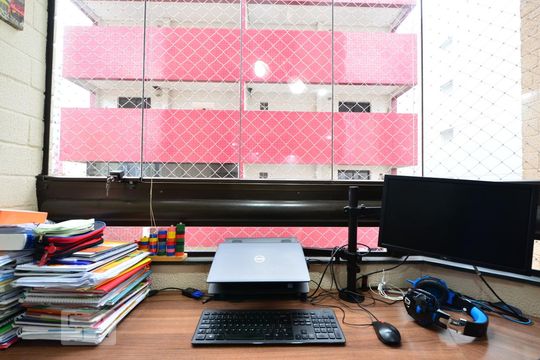 Varanda da Sala de apartamento para alugar com 2 quartos, 56m² em Vila Monte Alegre, São Paulo