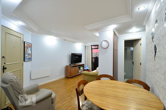 Sala de apartamento para alugar com 2 quartos, 56m² em Vila Monte Alegre, São Paulo