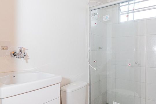 Banheiro de kitnet/studio para alugar com 1 quarto, 38m² em Vila Guilherme, São Paulo