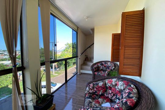 Sacada da Sala de casa à venda com 3 quartos, 200m² em Ideal, Novo Hamburgo