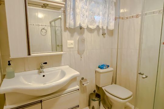 Banheiro de apartamento à venda com 2 quartos, 70m² em Chácara Santo Antônio (zona Leste), São Paulo