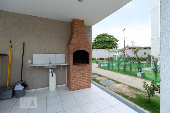 Área comum - Churrasqueira de apartamento para alugar com 2 quartos, 45m² em Campo Grande, Rio de Janeiro