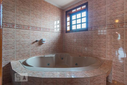 Banheiro da Suite de casa à venda com 3 quartos, 227m² em Vila Curuçá, Santo André