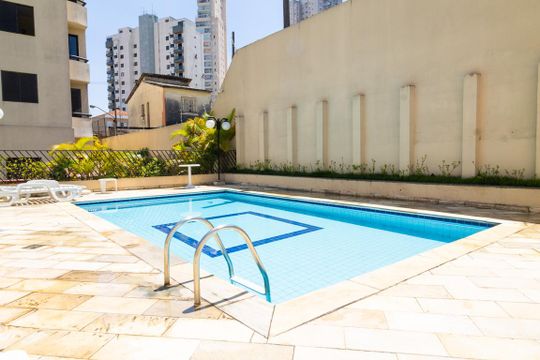 Área comum - Piscina de apartamento para alugar com 2 quartos, 70m² em Vila Santo Estéfano, São Paulo
