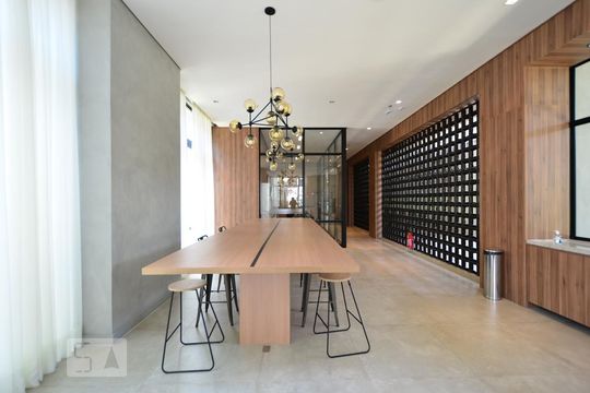 Área comum de kitnet/studio à venda com 1 quarto, 25m² em Mirandópolis, São Paulo