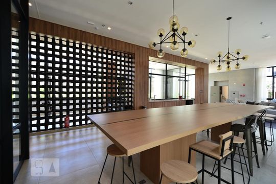Área comum de kitnet/studio à venda com 1 quarto, 25m² em Mirandópolis, São Paulo