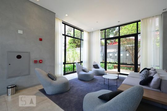 Área comum de kitnet/studio à venda com 1 quarto, 25m² em Mirandópolis, São Paulo