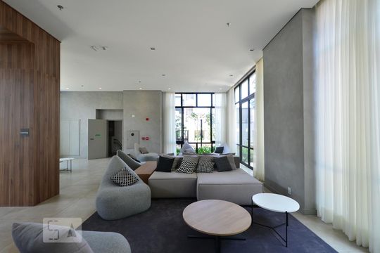 Área comum de kitnet/studio à venda com 1 quarto, 25m² em Mirandópolis, São Paulo