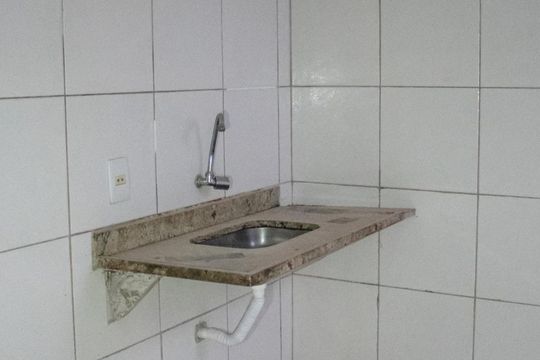Cozinha de apartamento à venda com 1 quarto, 52m² em Recreio dos Bandeirantes, Rio de Janeiro