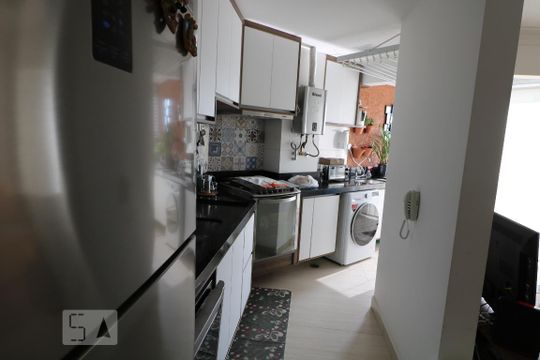 Cozinha de apartamento à venda com 2 quartos, 54m² em Vila Prudente, São Paulo