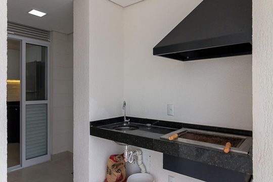 Varanda gourmet de apartamento à venda com 2 quartos, 66m² em Jardim Flor da Montanha, Guarulhos