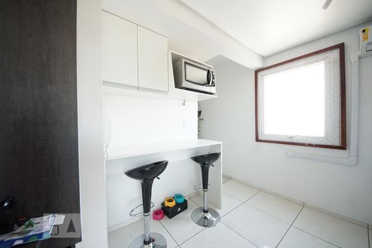Cozinha de kitnet/studio à venda com 1 quarto, 35m² em Centro, São Leopoldo