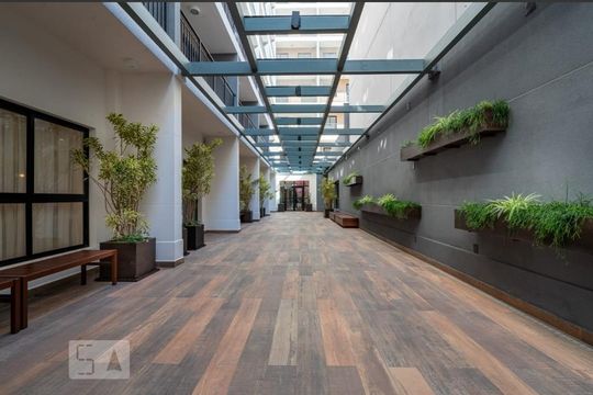 Área comum de kitnet/studio para alugar com 1 quarto, 25m² em Liberdade, São Paulo
