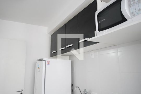 Cozinha de apartamento à venda com 1 quarto, 27m² em Brás, São Paulo