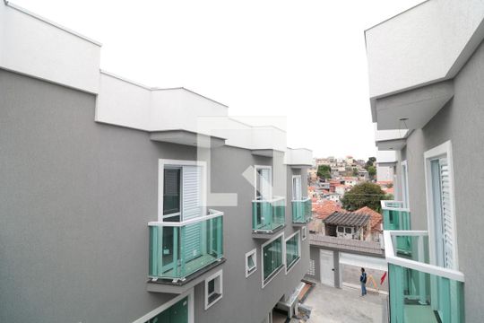 Vista da Sacada do quarto 1 de casa de condomínio para alugar com 2 quartos, 83m² em Penha de França, São Paulo