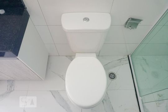 Banheiro de apartamento para alugar com 2 quartos, 45m² em Parque Boturussu, São Paulo