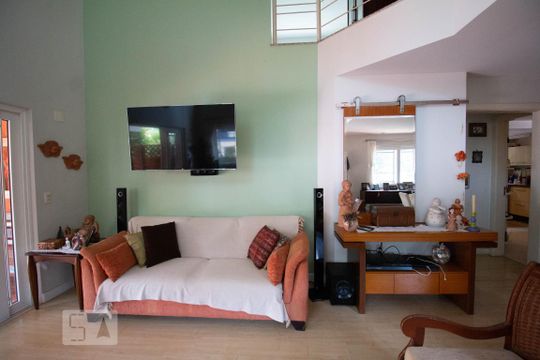 Sala de casa de condomínio à venda com 4 quartos, 256m² em São Francisco, Niterói