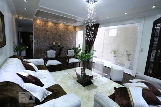 Sala de Estar de casa à venda com 6 quartos, 320m² em Vila Paranagua, São Paulo