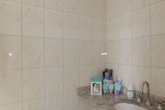 Banheiro da Suite 1 de apartamento à venda com 3 quartos, 90m² em Vila Formosa, São Paulo
